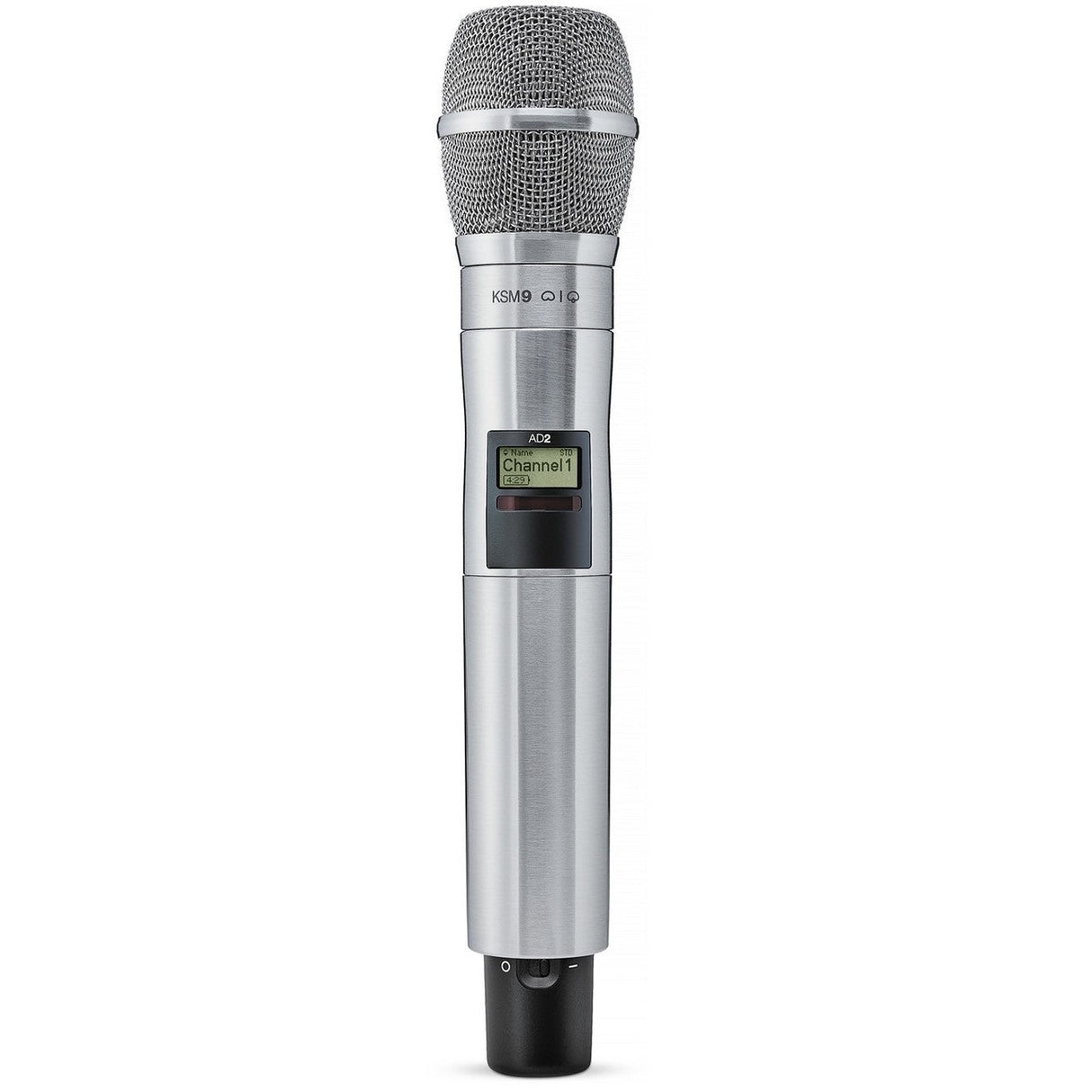 Shure AD2/K9 Axient Handheld Wireless Microphone Transmitter - G57: 470-608 MHz / Nickel