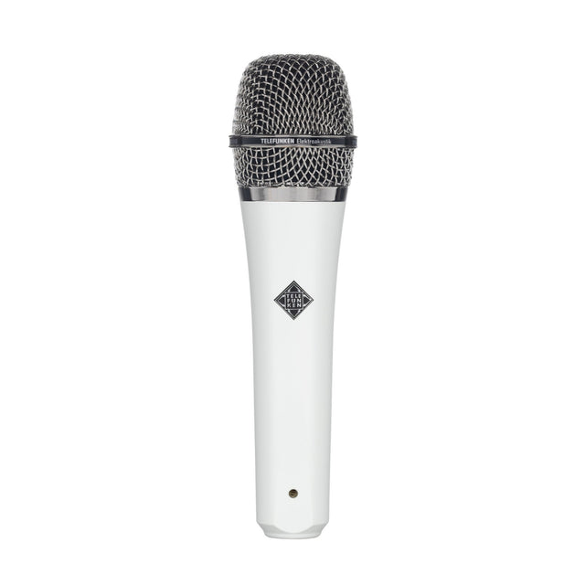 Telefunken M80 Supercardioid Handheld Dynamic Microphone White with Chrome Grille