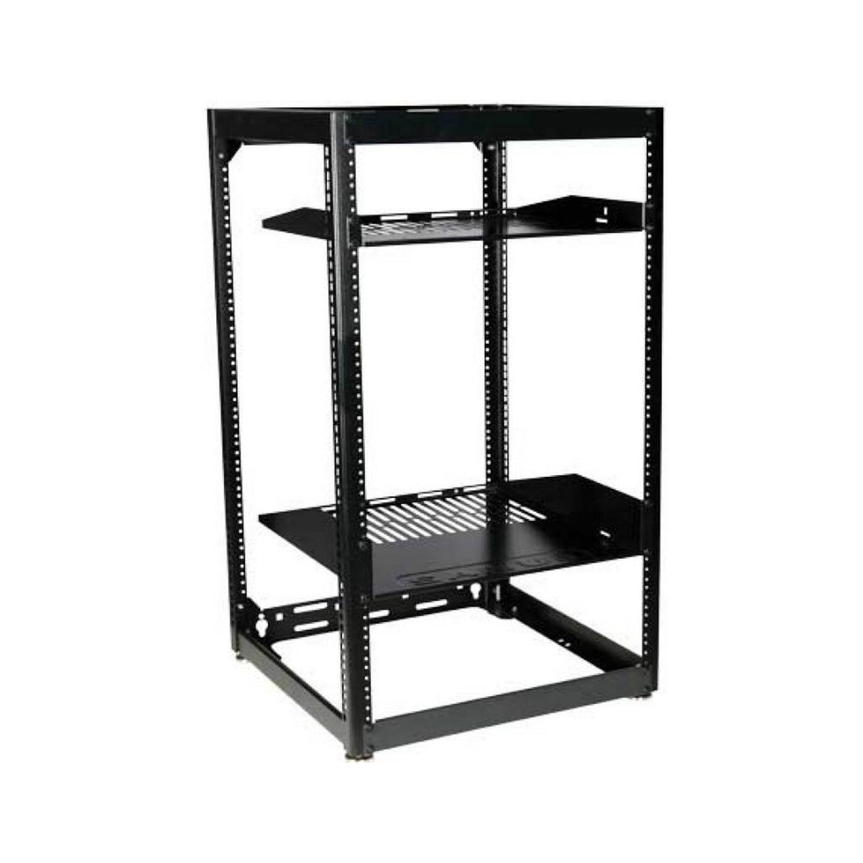 Sanus CFR1620-B1 35 Inch Tall AV 20U Stackable Skeleton Rack