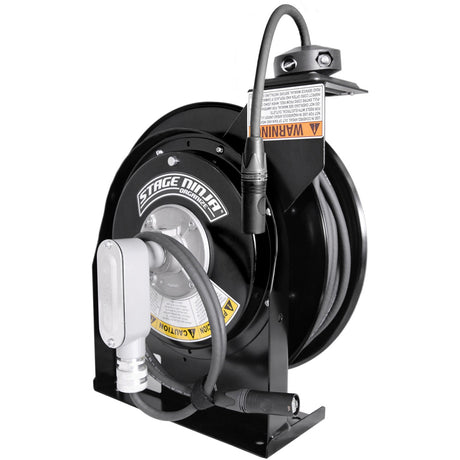 Stage Ninja CAT6-50-CT Performance Series Retractable CAT6 Shielded Cable Reel 50-Foot