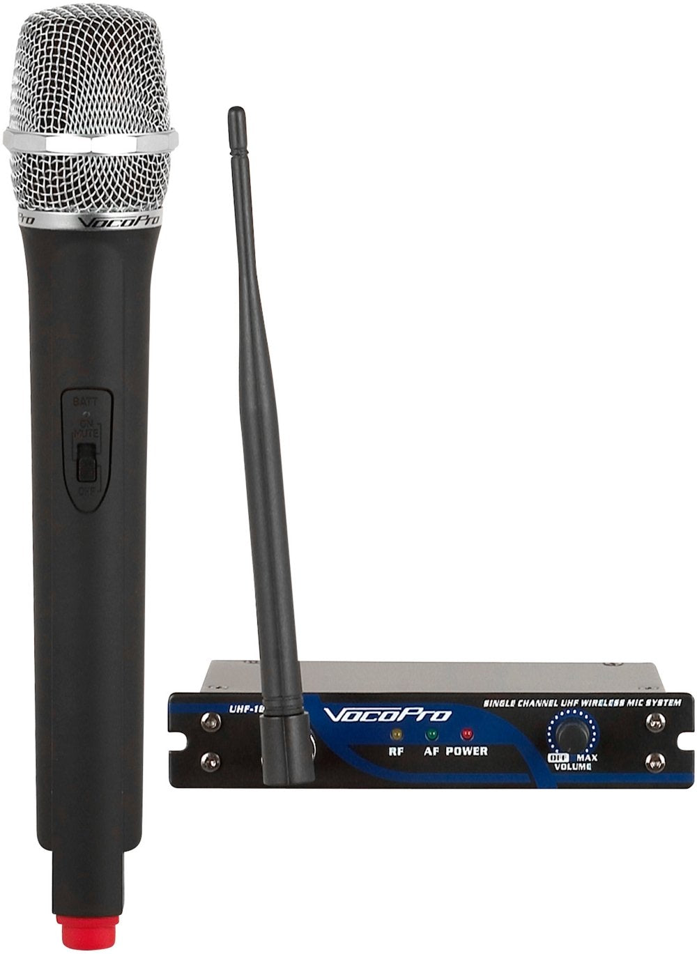 VocoPro UHF-18 Single Channel UHF Wireless Microphone System 9 Frequency