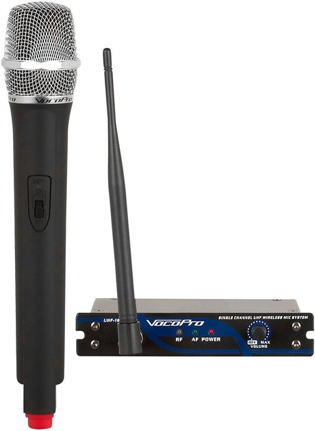 VocoPro UHF-18 Single Channel UHF Wireless Microphone System 9 Frequency