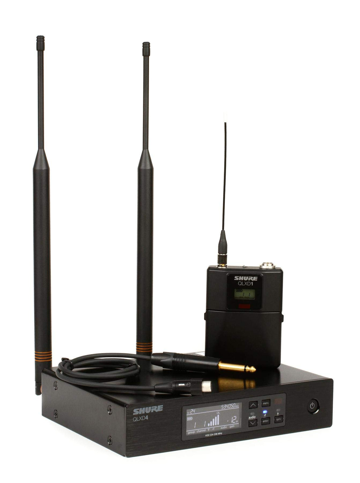Shure QLXD14 Wireless Bodypack System - G50: 470 - 534 MHz