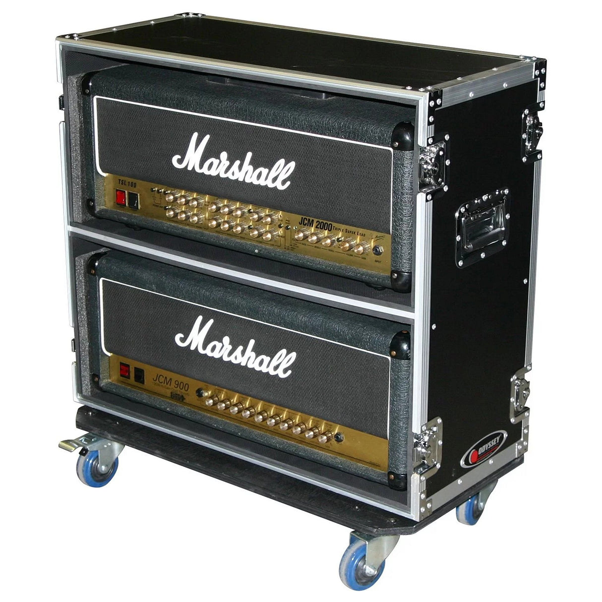Odyssey Dual Guitar Amp Head Flight Case
