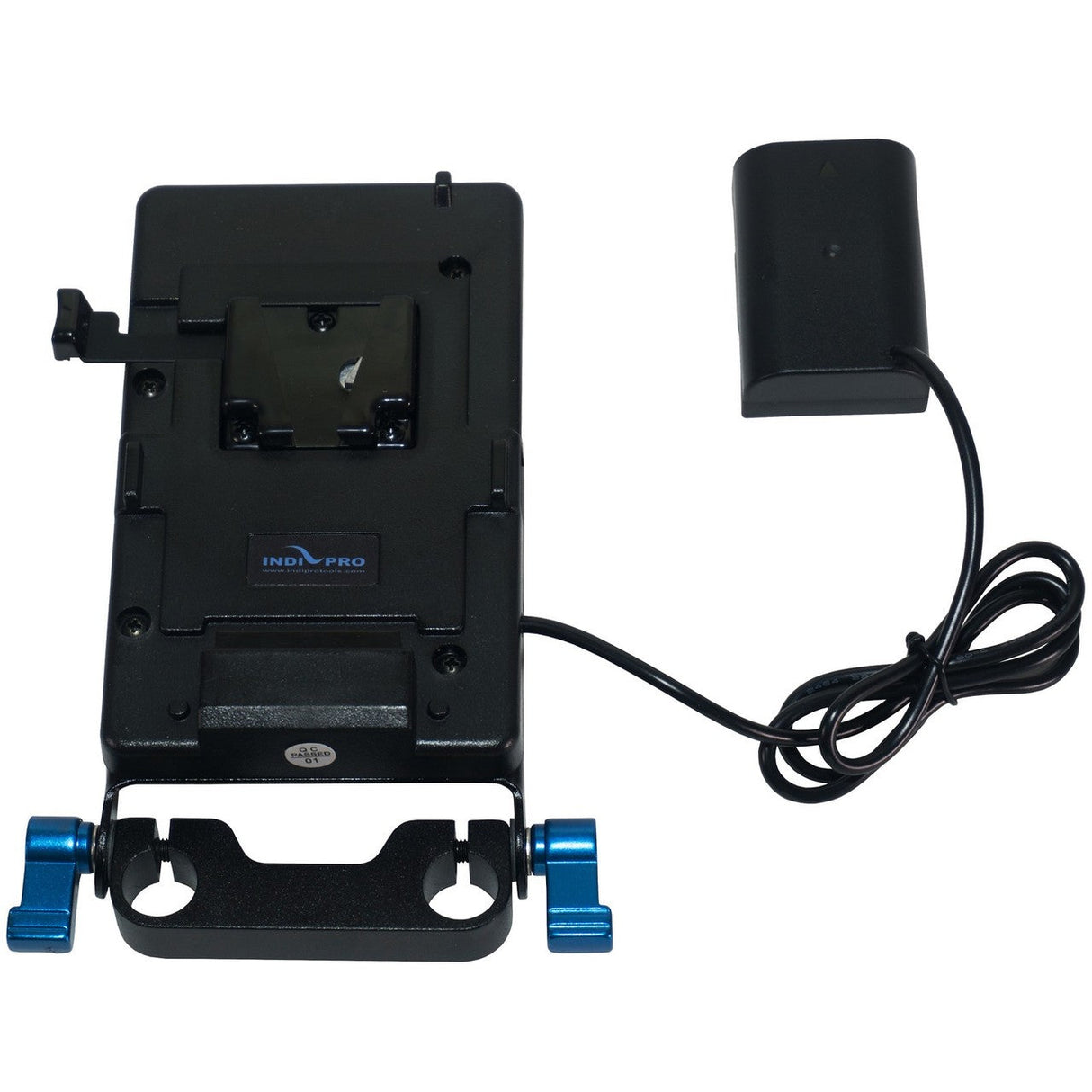 IndiPRO PDVGH45 V-Mount Plate to Panasonic DMW-BLF19 Type Dummy Battery