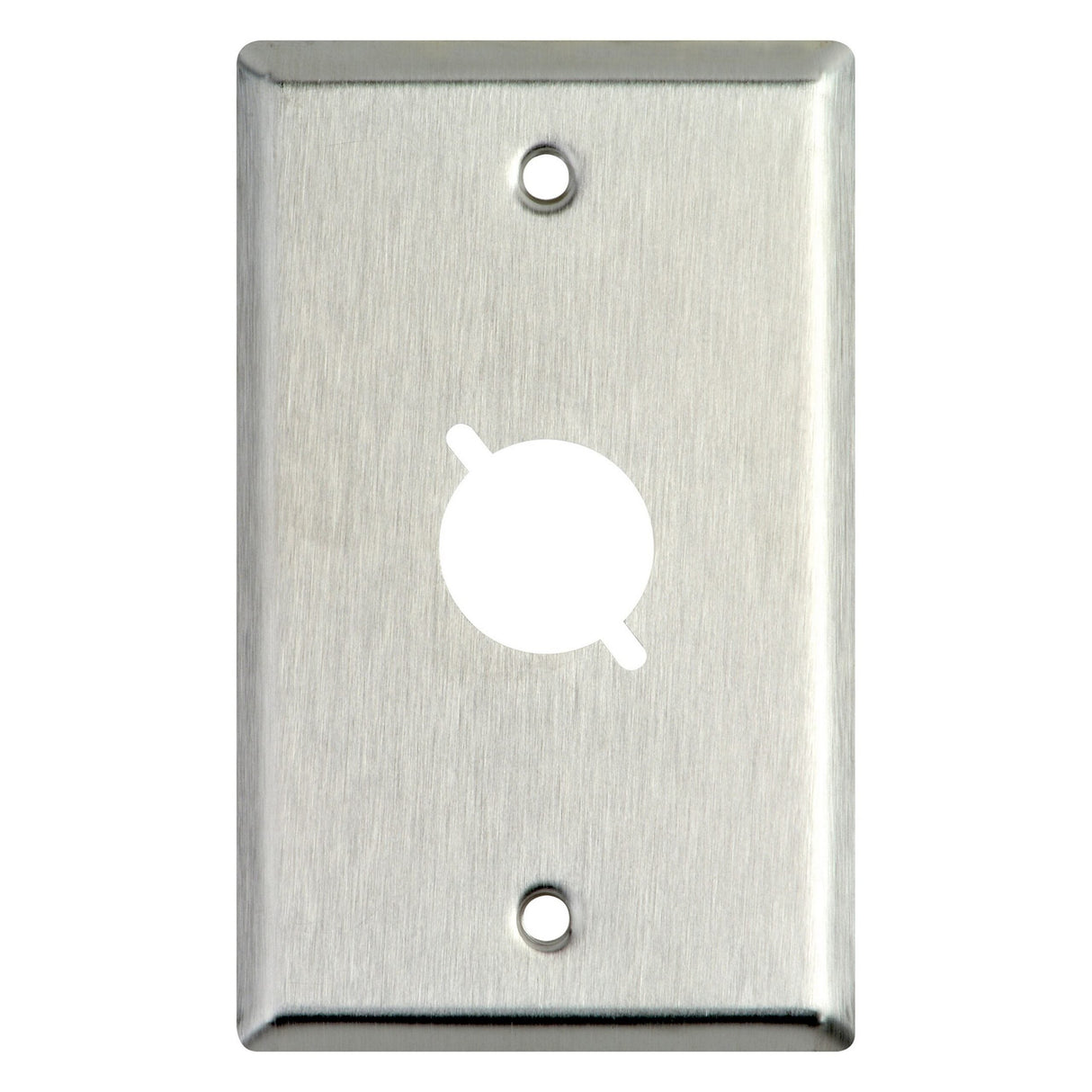 My Custom Shop WP1X1 Wall Plate Punched with 1 Neutrik D Series Cutout 1-Gang