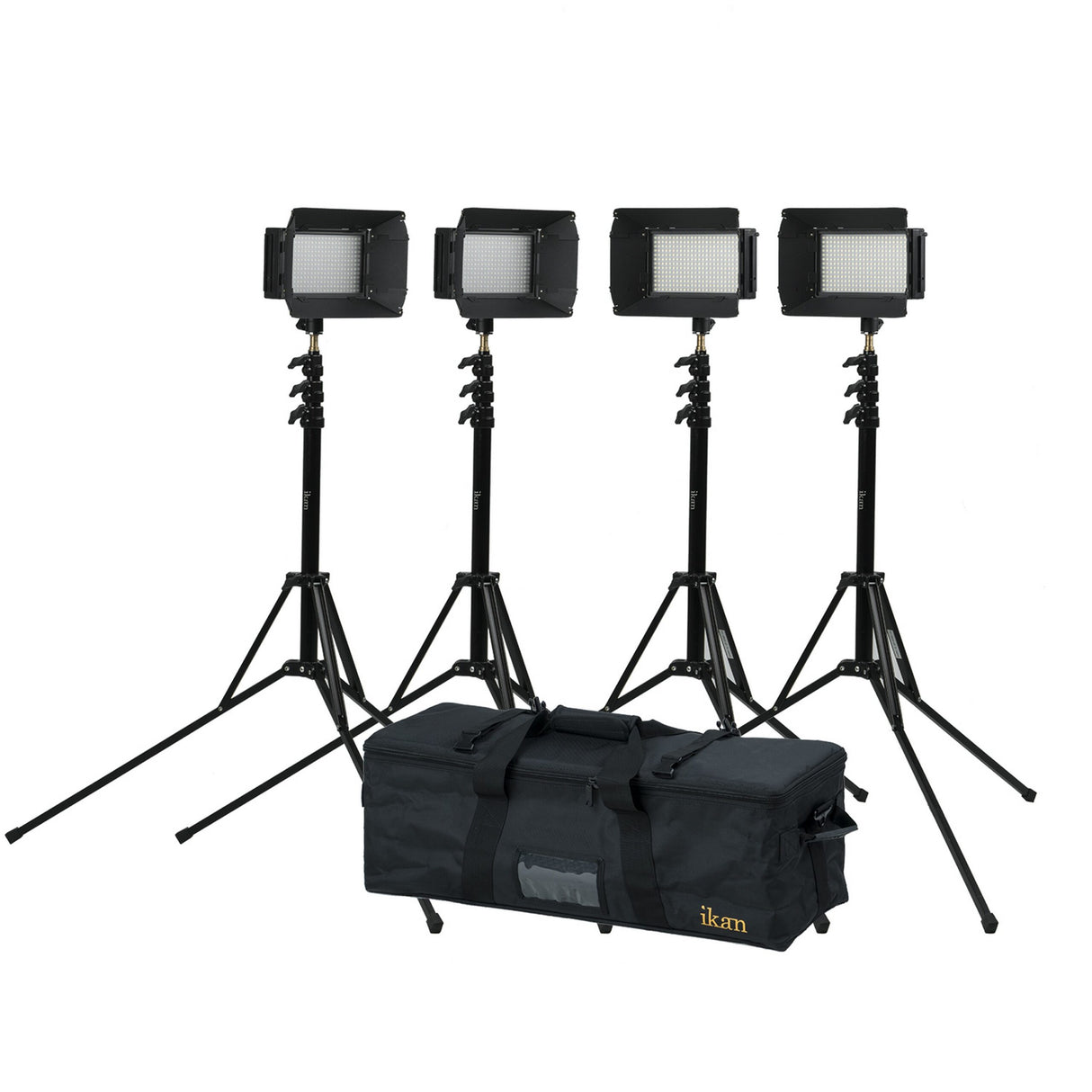 Ikan IDK4312-v2 4-Point LED Studio Lights Kit