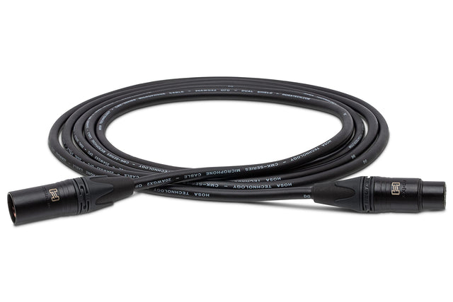 Hosa Technology CMK-050AU 3-Pin Neutrik XLR3F to XLR3M Microphone Cable 50 Foot