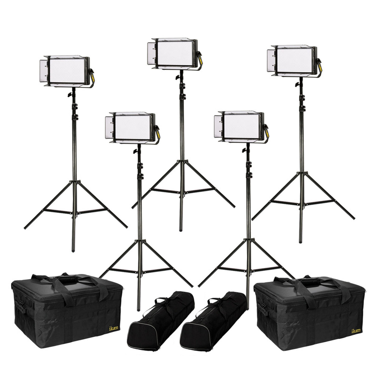 Ikan LB5-5PT-KIT Lyra Bi-Color 5-Point LED Soft Panel Light Kit