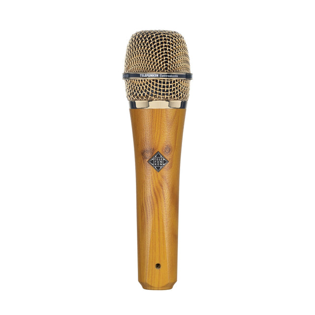 Telefunken M81 Supercardioid Handheld Dynamic Microphone Oak with Gold Grille