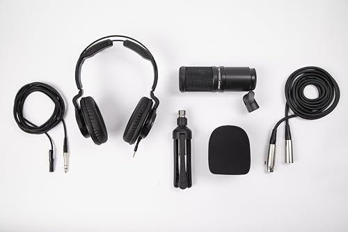 Zoom ZDM-1 Podcast Mic Pack with Dynamic Microphone Closed Back Headphones