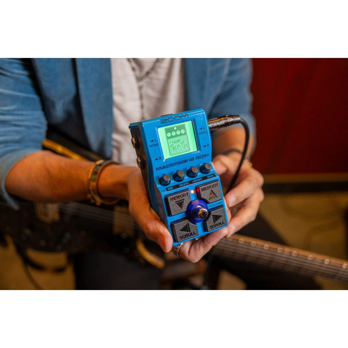 Zoom MS-70CDR + MultiStomp Guitar Effects Chorus/Delay/Reverb Pedal