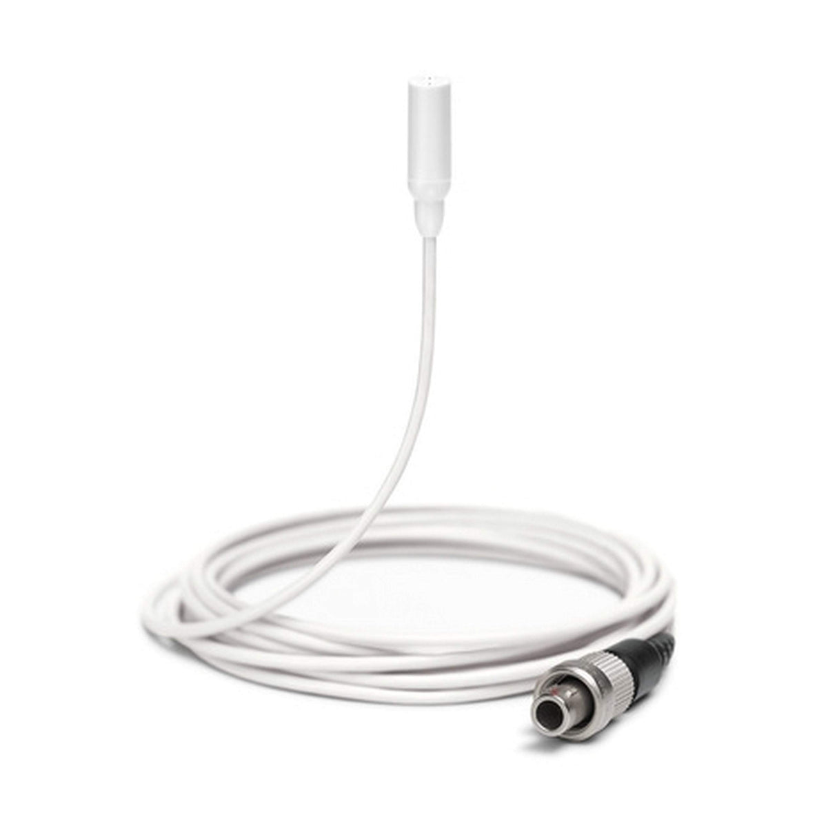 Shure TL48W/O TwinPlex Omnidirectional Subminiature Lavalier Microphone White with LEMO Connector and Accessories