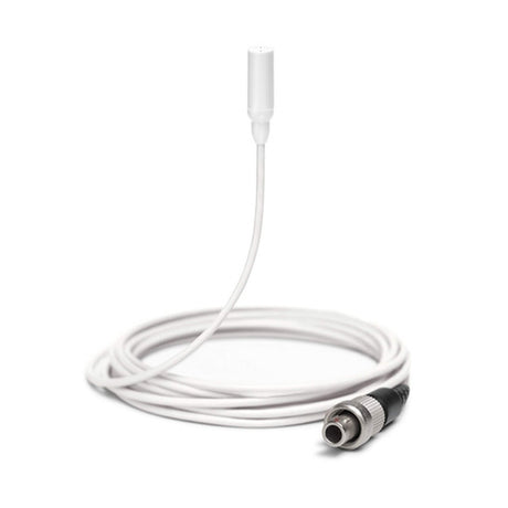 Shure TL48W/O TwinPlex Omnidirectional Subminiature Lavalier Microphone White with LEMO Connector and Accessories