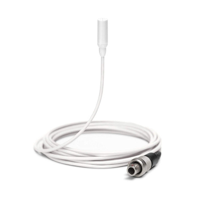 Shure TL48W/O TwinPlex Omnidirectional Subminiature Lavalier Microphone White with LEMO Connector and Accessories