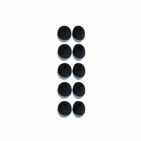 Sennheiser 10 Black Foam Replacement Ear Cushions for RI830 RI840 RI900 and HDI830 (528125)
