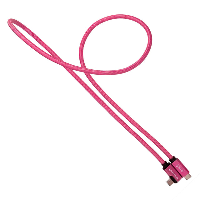 Kondor Blue KB-USBC-RA36-J iJustine Pink USB C 3.1 Data and Charging Cable 3-Feet
