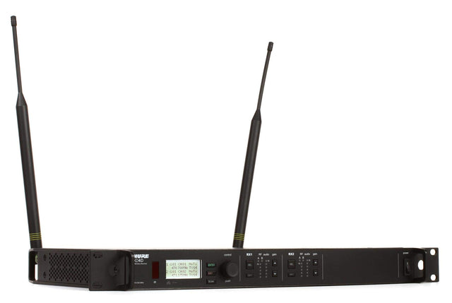 Shure ULXD4D Dual Channel Digital Wireless Receiver - G50: 470 - 534 MHz
