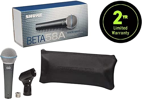 Shure Beta58A High-Performance Dynamic Vocal Microphone