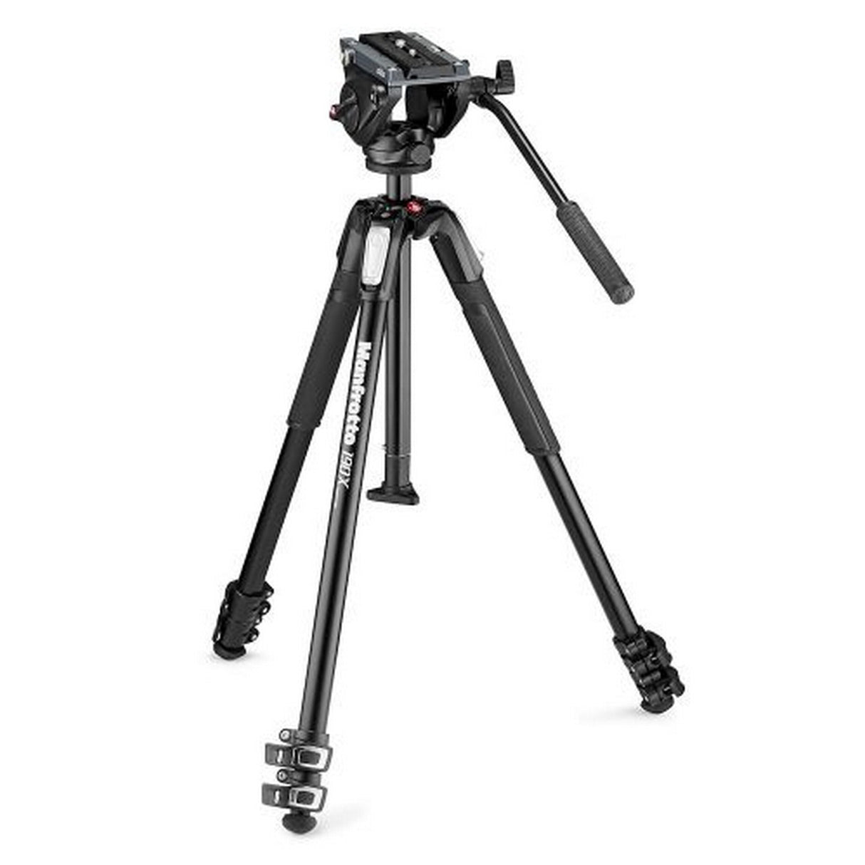 Manfrotto MVH500AH Fluid Video Head with MT190X3 Tripod