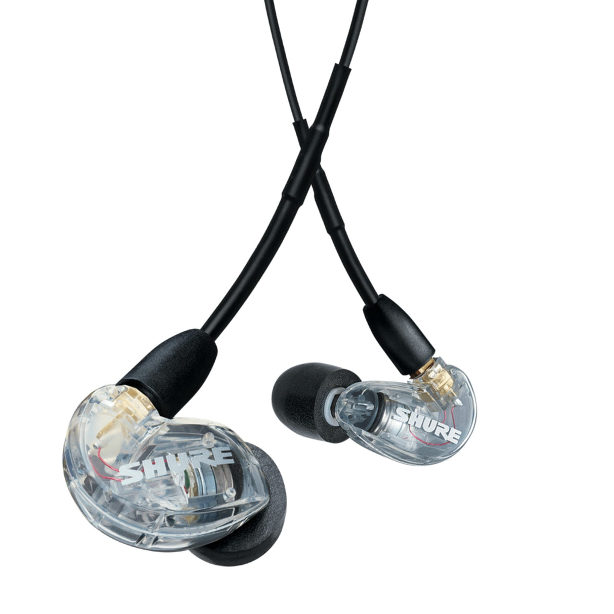 Shure AONIC 215 SE215DYCL + UNI Wired Sound Isolating In-Ear Headphone Clear (Used) - used