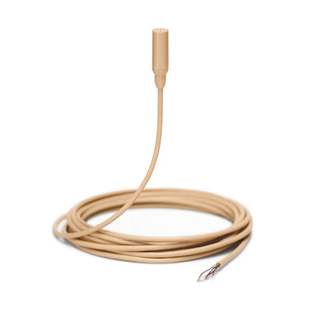 Shure TL48T/O TwinPlex Omnidirectional Subminiature Lavalier Microphone Tan with Bare Wire and Accessories