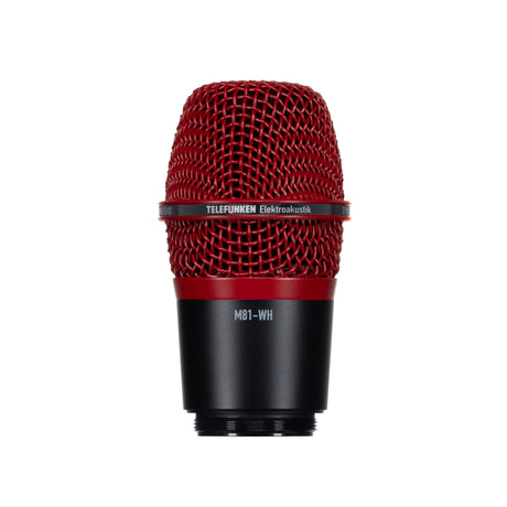 Telefunken M81-WH Supercardioid Universal Wireless Dynamic Microphone Capsule Red