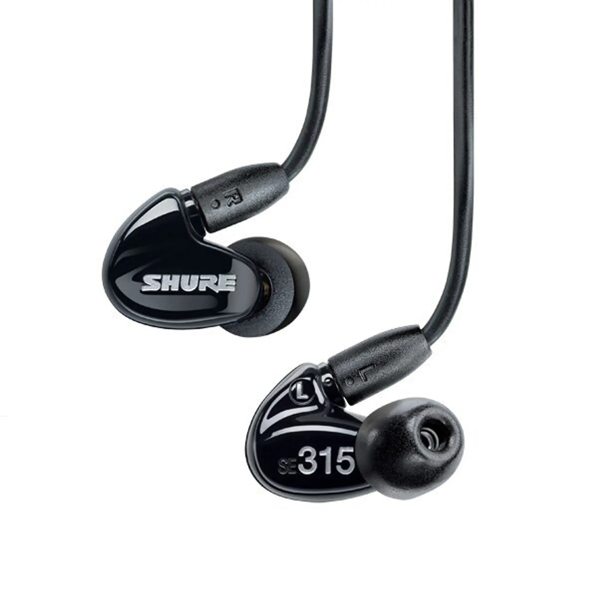 Shure SE315 In-Ear Sound Isolating Earphones with High-Definition MicroDriver - Black