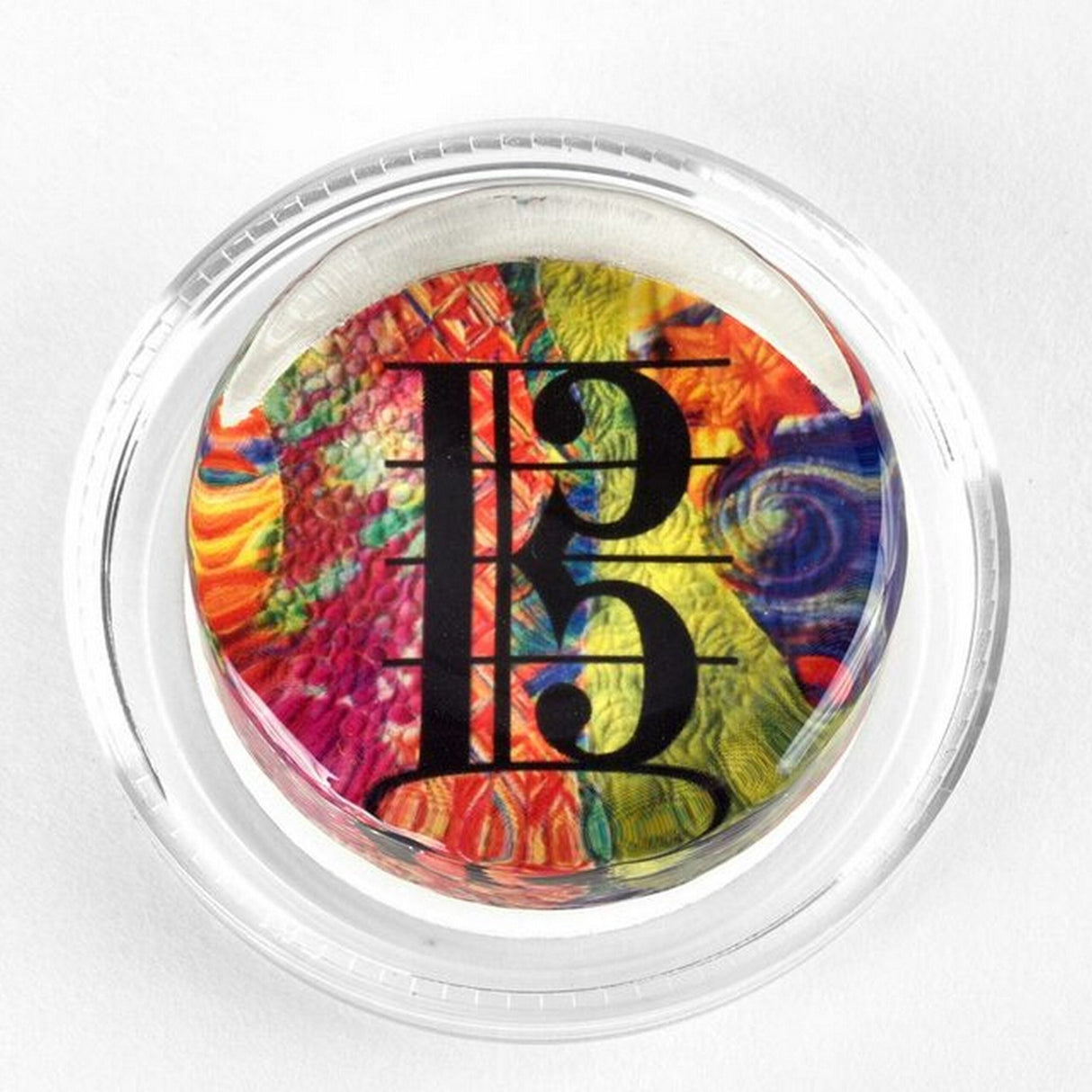 Magic Rosin Groovy Alto Clef Design Rosin Ultra Formula for Cello and Bass