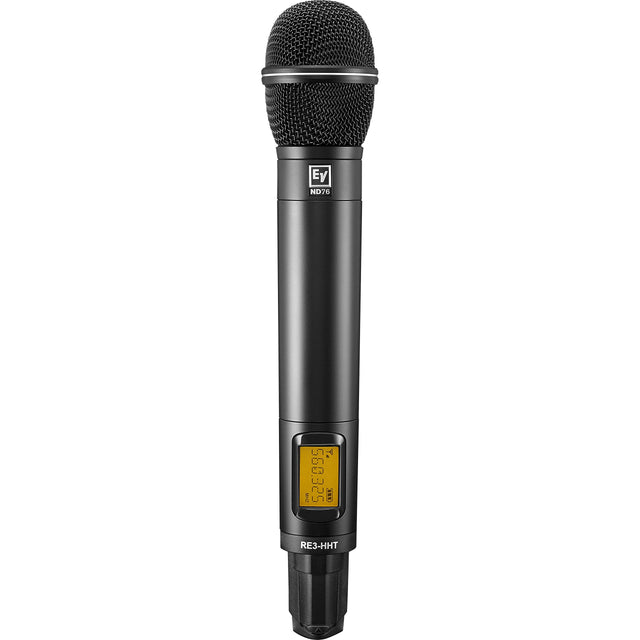 Electro-Voice RE3-HHT76 Wireless Handheld Microphone with ND76 Head 5H 560-596MHz