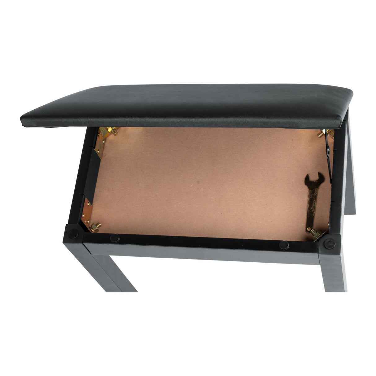 Gator GFW-KEYBENCH-WDBKS Deluxe Wooden Piano Bench Black