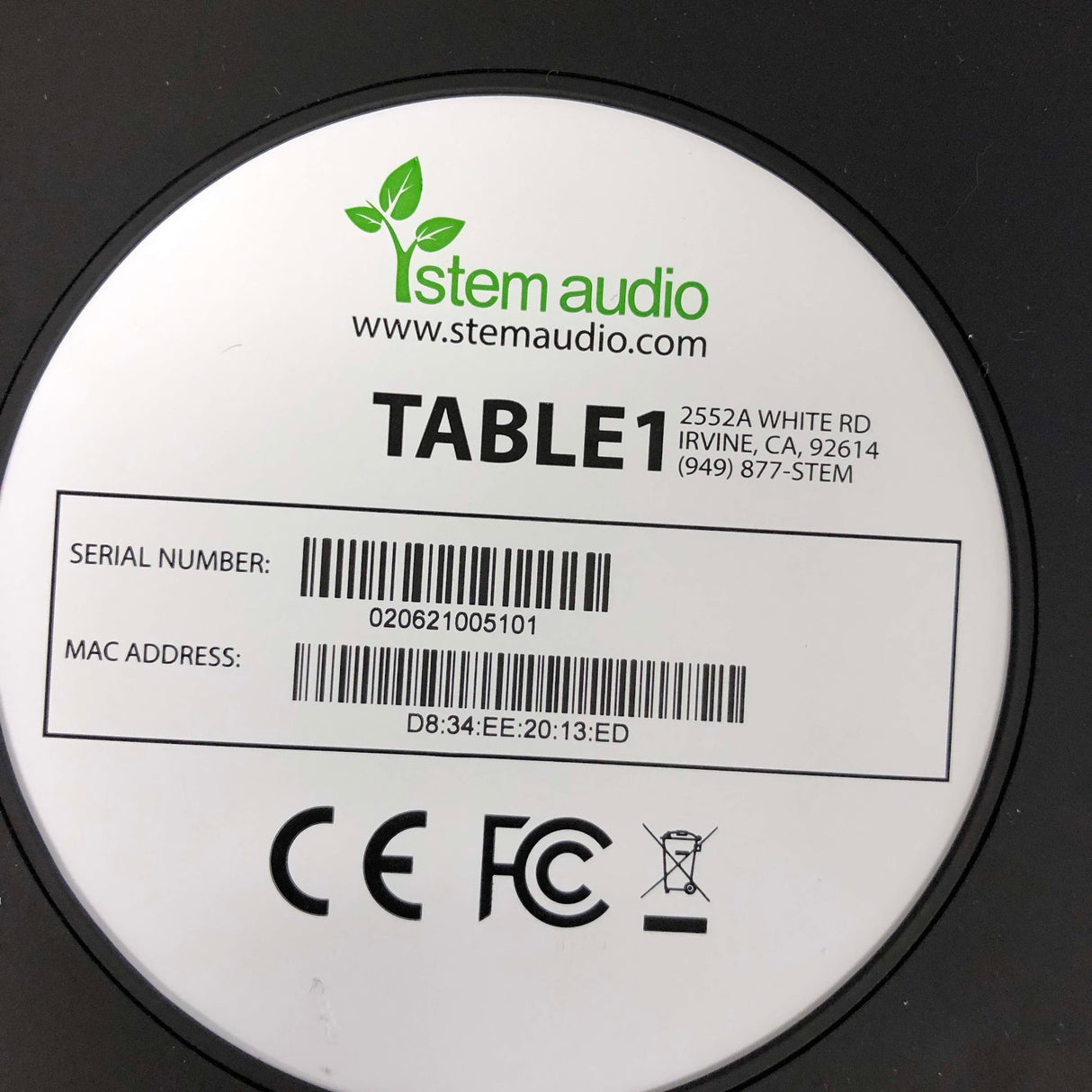 Stem Audio Table Conference Speakerphone for Video Conferencing (Used)