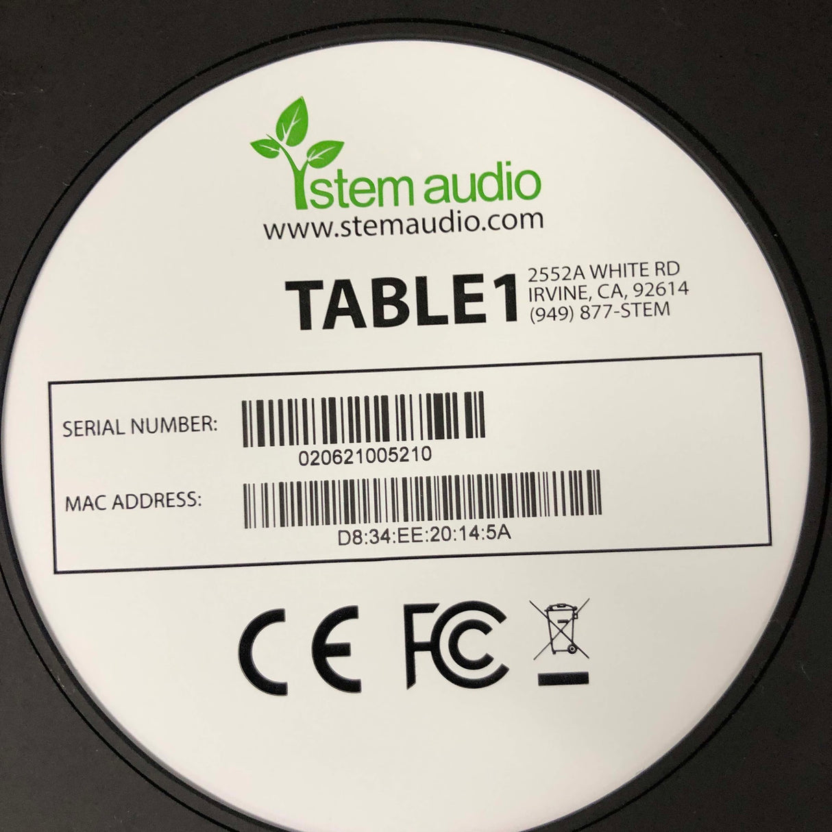 Stem Audio Table Conference Speakerphone for Video Conferencing (Used)