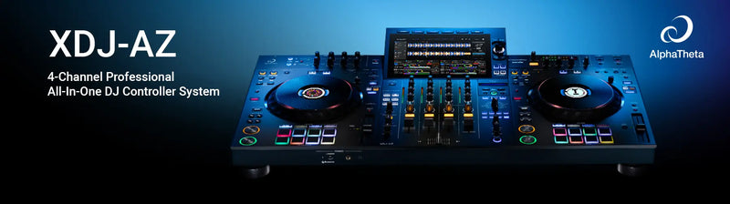 AVLGEAR AlphaTheta XDJ-AZ 4-Channel Professional All-In-One DJ Controller System promotion banner