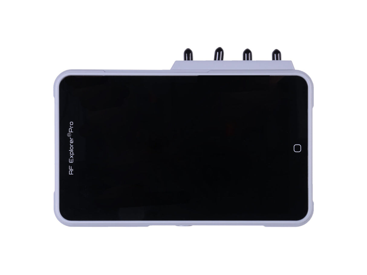 RF Venue RF Explorer PRO Spectrum Analyzer 15MHz to 7.5GHz with 8 inch touchscreen UHF wideband antennas and USB-C cable