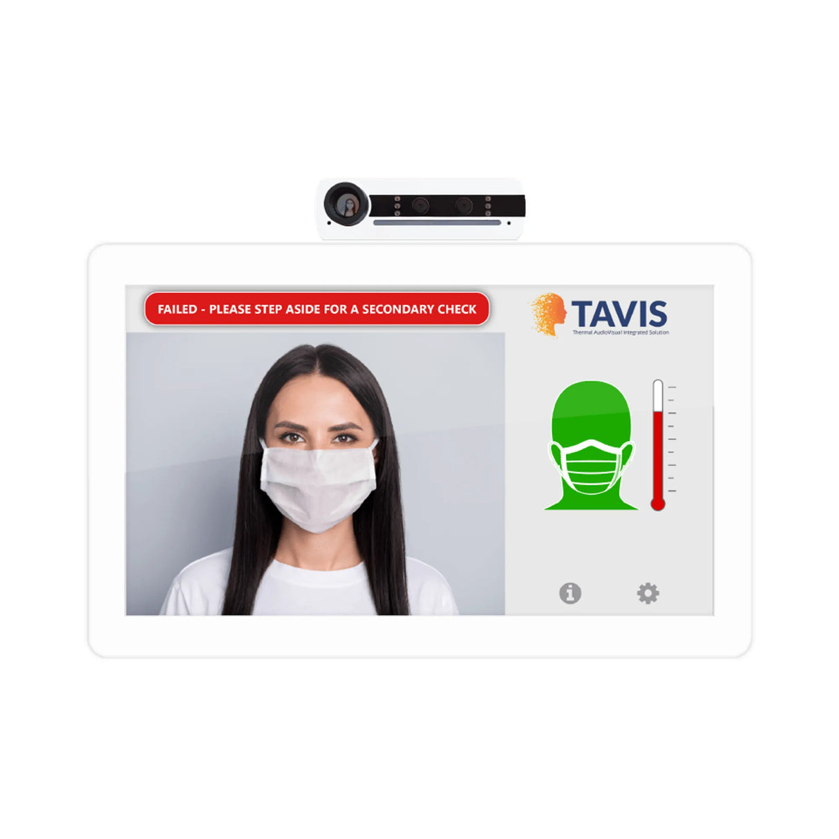 Aurora TAV-15 15.6 Inch Next Generation Infrared Temperature Check Tablet White