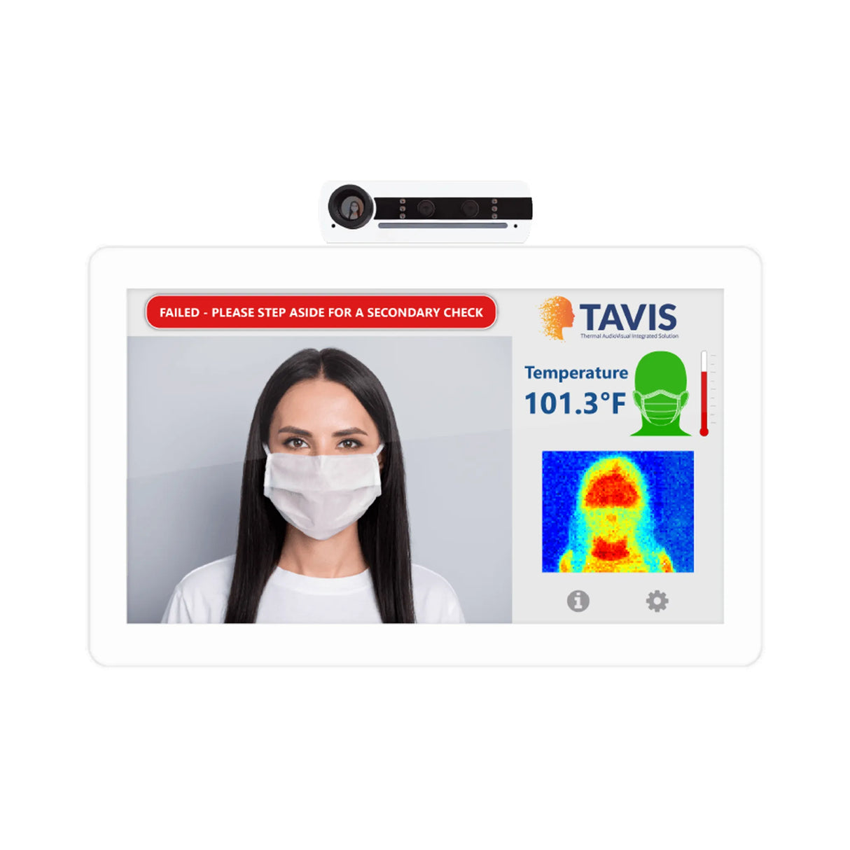 Aurora TAV-15 15.6 Inch Next Generation Infrared Temperature Check Tablet White