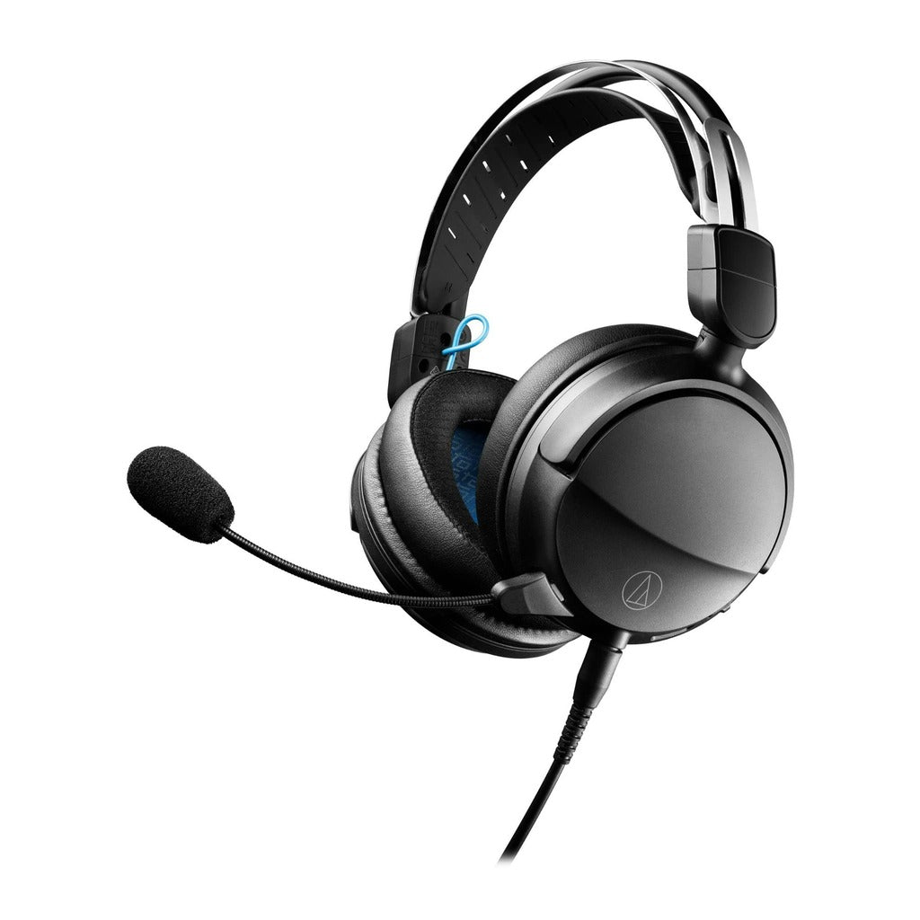 Audio-Technica ATH-GL3BK Closed-Back Wired Gaming Headset, Black