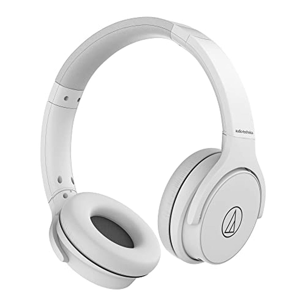 Audio-Technica ATH-S220BTWH Wireless On-Ear Bluetooth Headphones, White