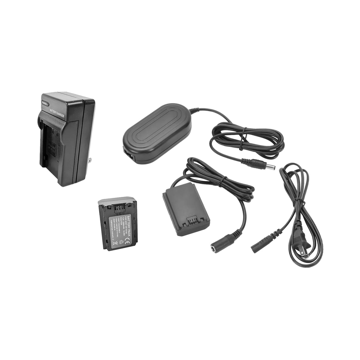 Bescor FZ100PRO Style Battery Charger Coupler and AC Adapter Kit