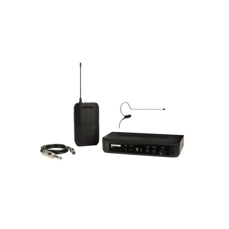 Shure BLX14-MX153T/O-TQG Omnidirectional Earset Wireless Guitar Microphone System - H9 512-542 MHz
