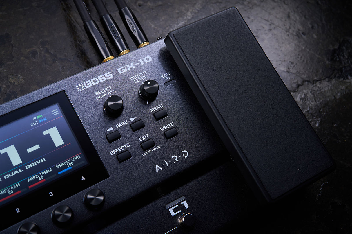 BOSS GX-10 multi effects pedal with expression pedal