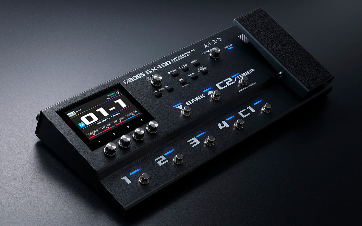 BOSS GX-100 effects processor with expression pedal