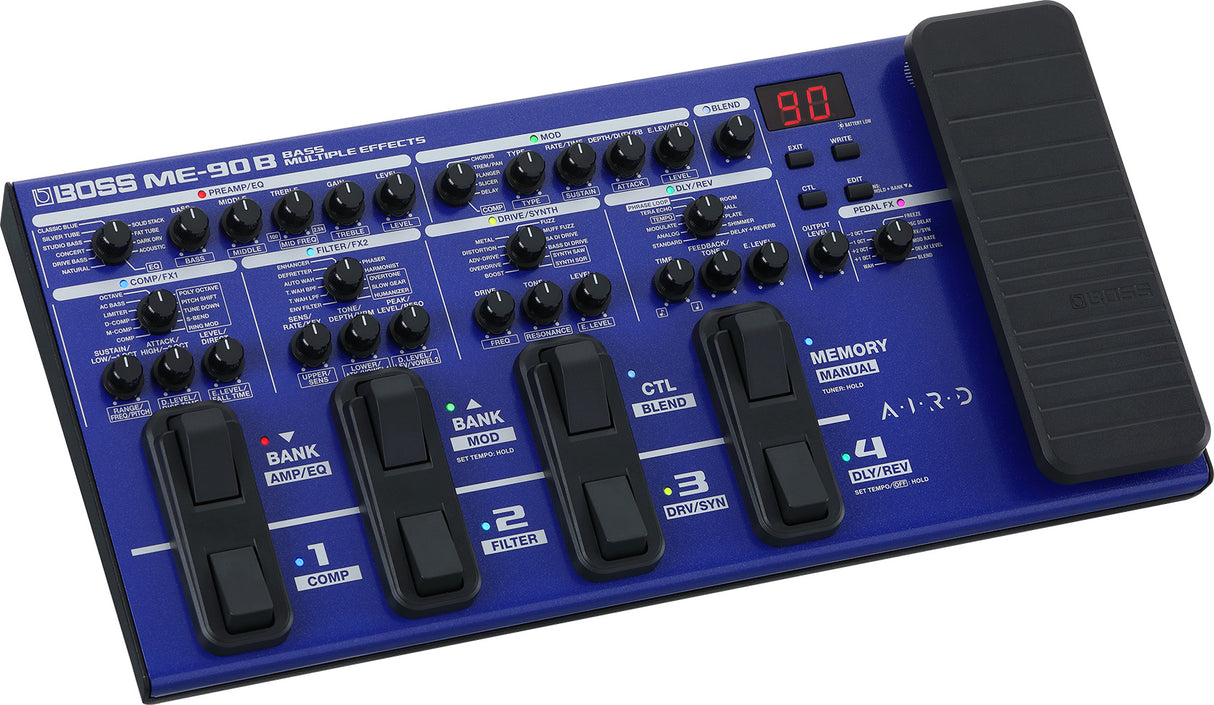 BOSS - BOSS ME-90B Bass Multiple Effects Processor with expression pedal