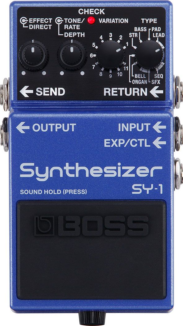 BOSS SY-1 compact synth pedal for guitar