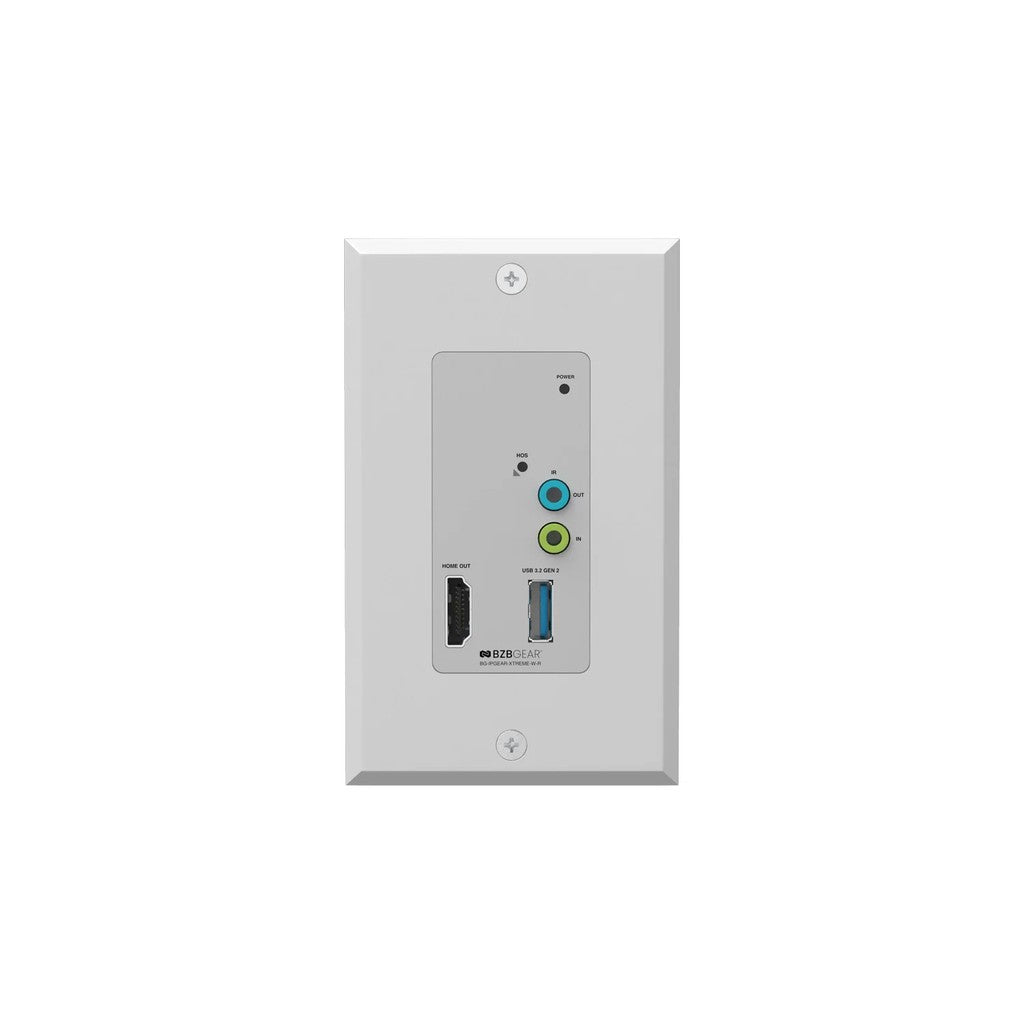 BZBGEAR BG-IPGEAR-XTREME-W HDMI 2.1 Wall Plate Extender