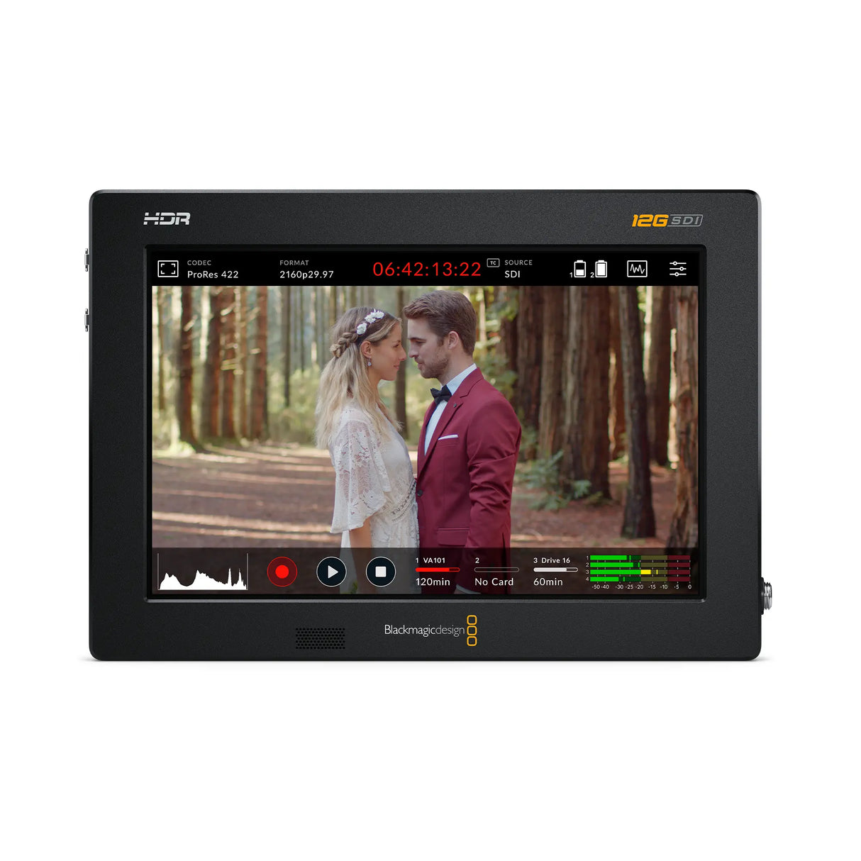 Blackmagic Design Video Assist 7-Inch 12G HDR Professional Monitor Recorder