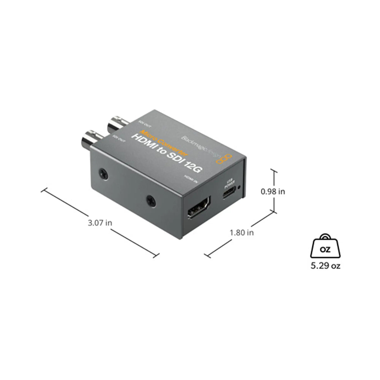 Blackmagic Design Micro Converter HDMI to SDI 12G