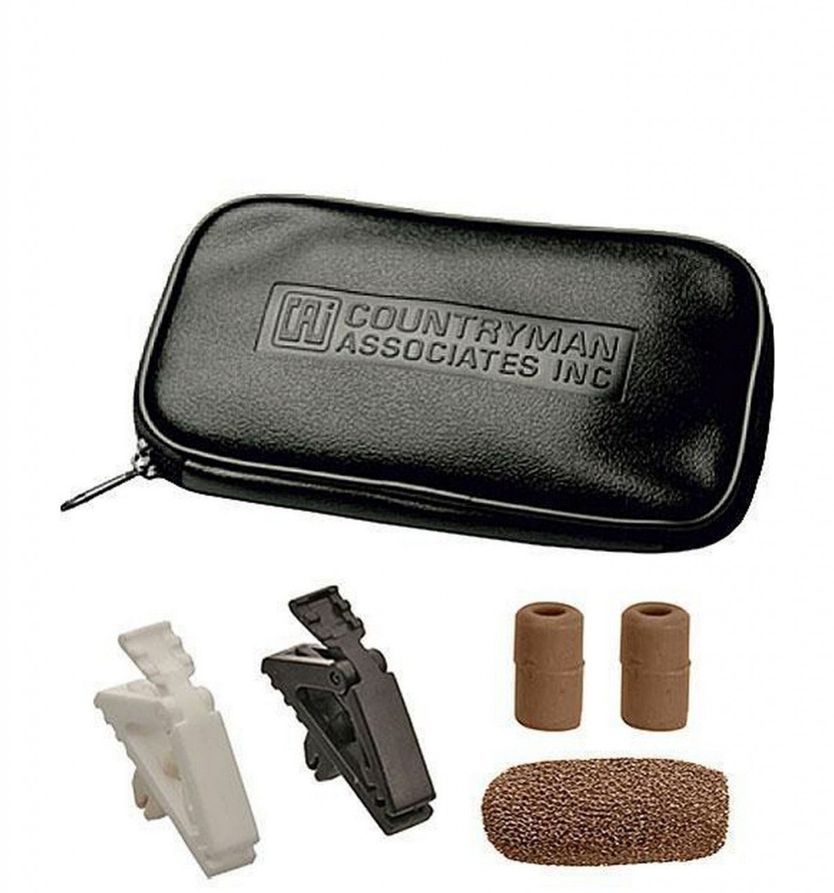 Countryman E6 Directional Earset Mic for Speaking & Vocals E6DW6C1SL - Cocoa 1mm Shure Transmitter