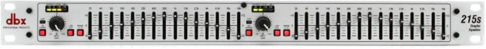 DBX 215S Dual Channel 15-Band Graphic Equalizer